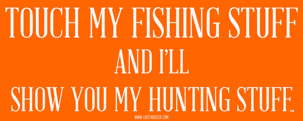 TMFS- Hunters Orange Bumpersticker