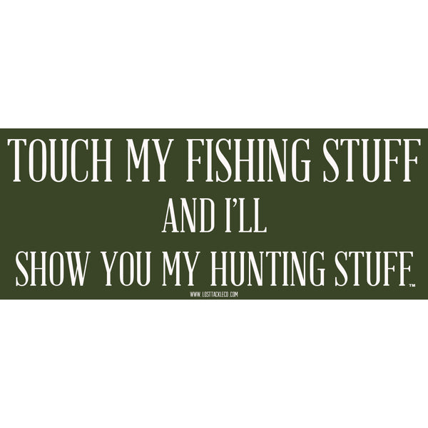TMFS- Jon Boat Green Bumpersticker